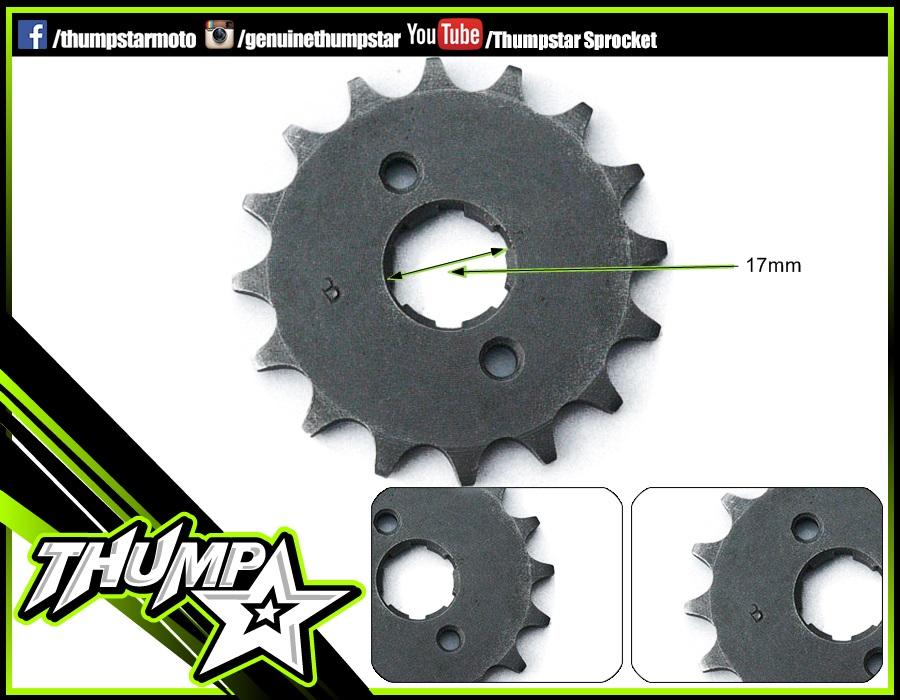 7181 | Front Sprocket | 17mm Shaft | 428 x 14T