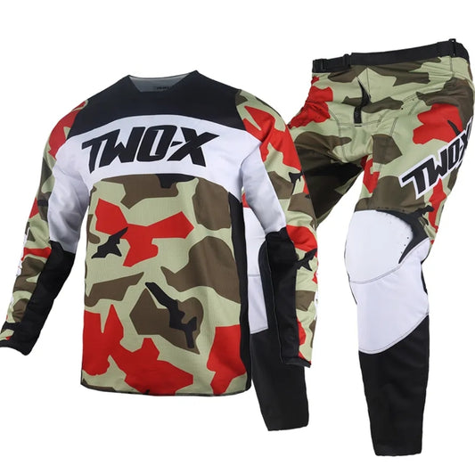 2X-RED--30	| TwoX Top & Pants CAMO| 30