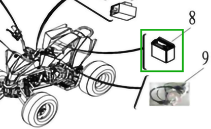 5086 | Battery | ATV125, ATX125