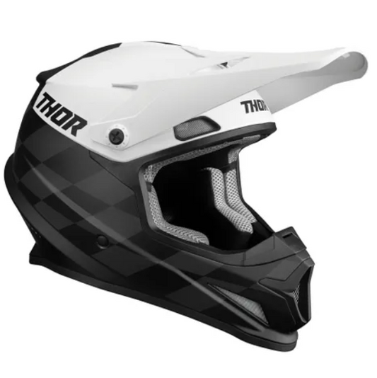0110-7361 | Helmet - THOR- BLK/WHT | MED