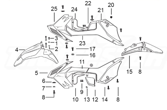 AS 3766 | Plastics TSX230 | FULL SET