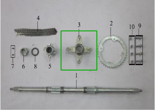 AS 5028 | Sprocket Holder | z37 x 145 x 4 | ATV250