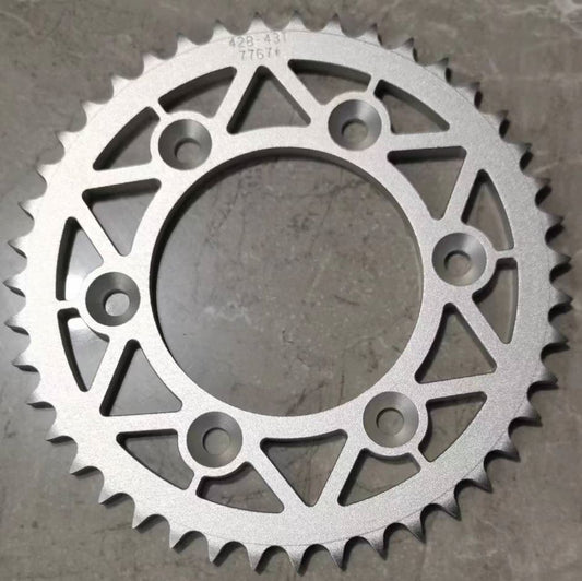 7766-SIL | CNC Sprocket 428x41T | SILVER