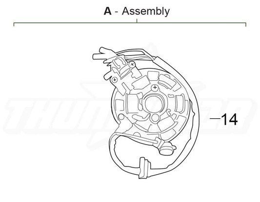 5120 | Stator | ATV250