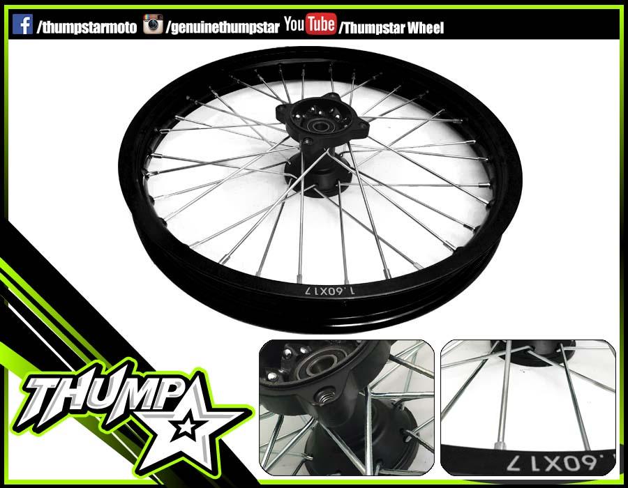 3578 | Wheel | 17" | Alloy | Front | Black | 15mm